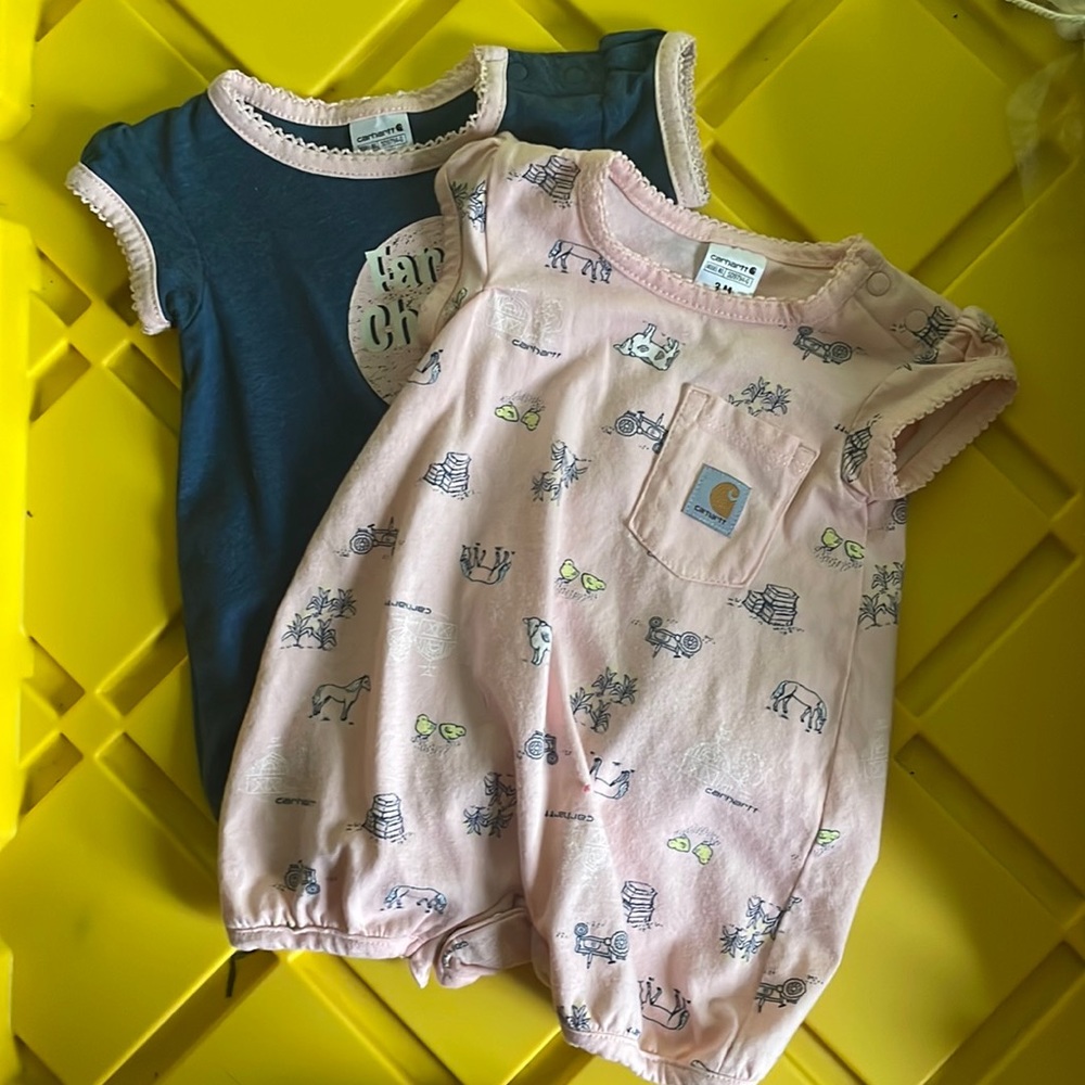 Carhartt summer romper 3mo set